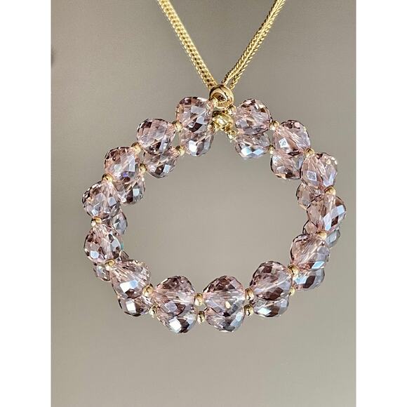 Purple Swarovski Beaded Bracelet - Picture 2 of 7